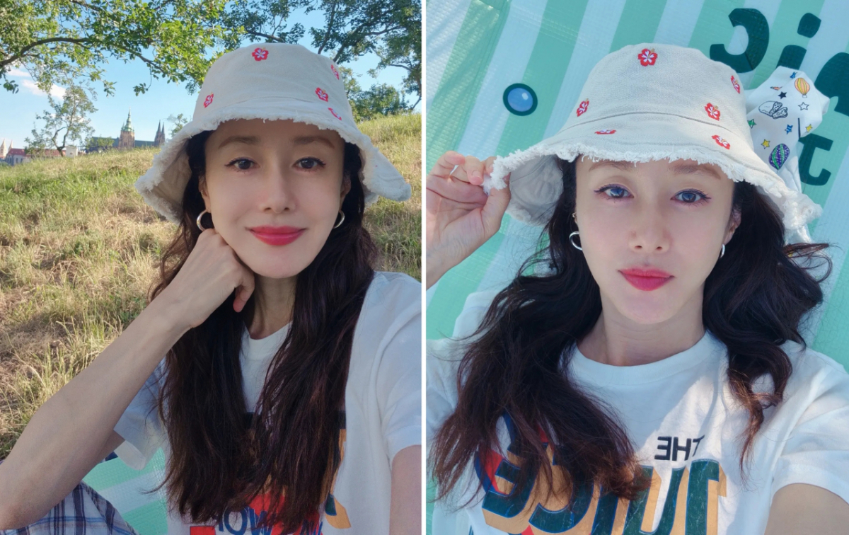 배우 김지수가 자신의 은퇴설을 직접 부인했다. /사진=김지수 인스타그램