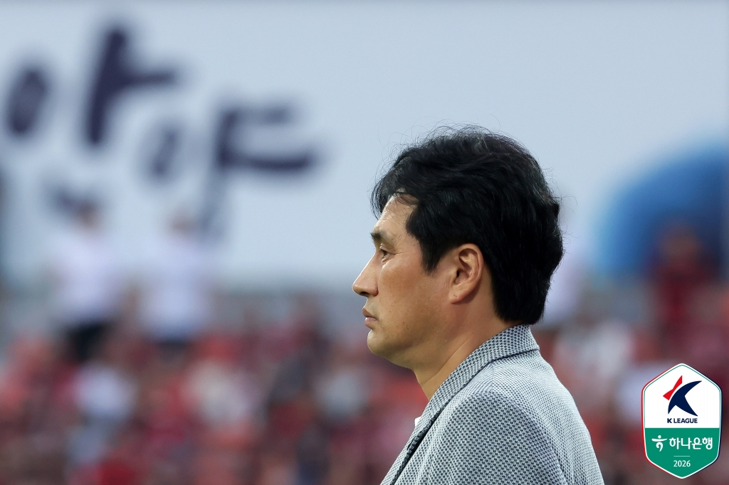 유병훈 FC안양 감독. /사진=한국프로축구연맹 제공