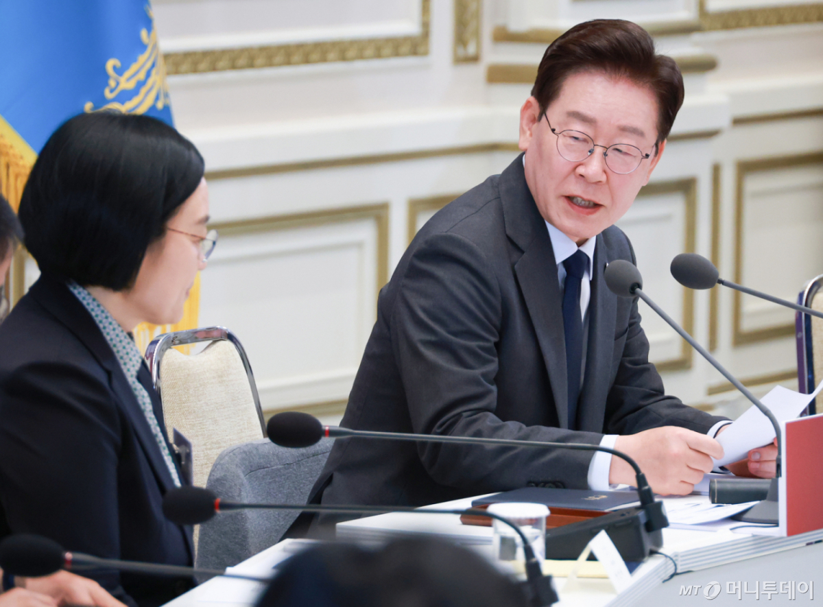 (서울=뉴스1) 허경 기자 = 이재명 대통령이 13일 청와대 영빈관에서 열린 2026년 국가재정전략회의에서 발언하고 있다. 2026.7.13/뉴스1 Copyright © 뉴스1. All rights reserved. 무단 전재 및 재배포, AI학습 이용 금지. /사진=(서울=뉴스1) 허경 기자