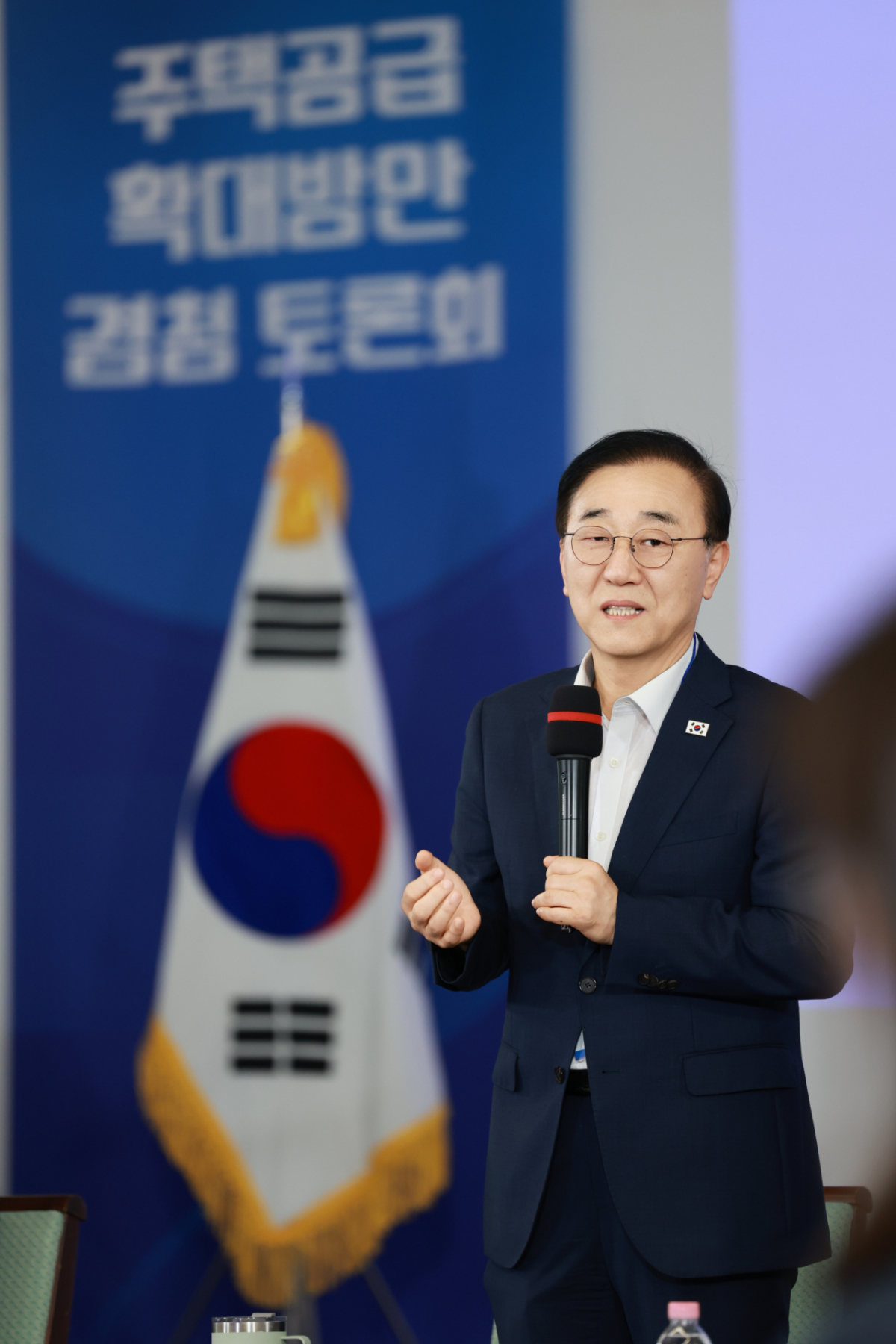 김윤덕 국토교통부 장관이 14일 서울 중구에서 '주택공급 확대방안 경청 토론회'에서 발언하는 모습. /사진제공=국토교통부