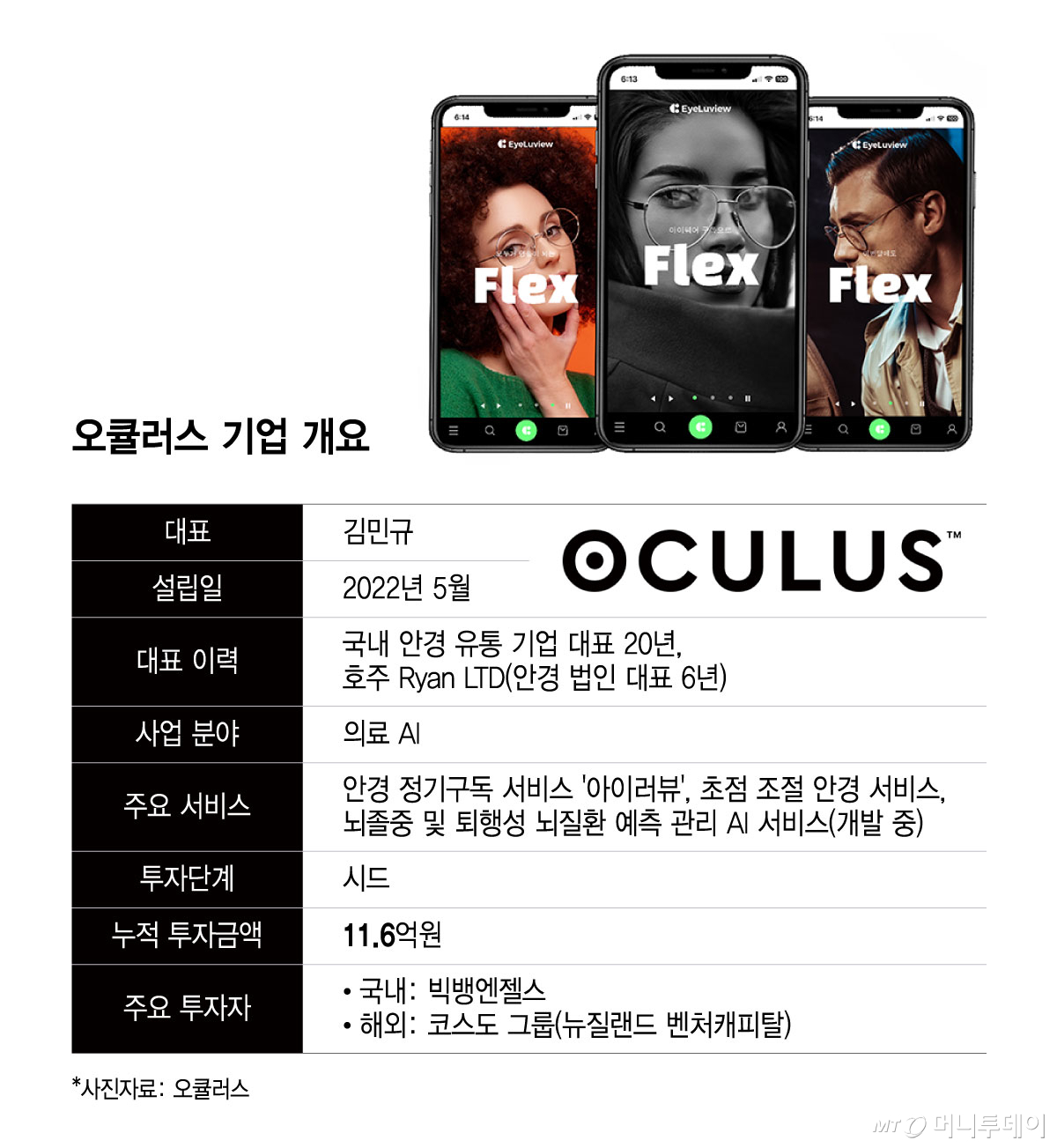 오큘러스 기업 개요/그래픽=윤선정