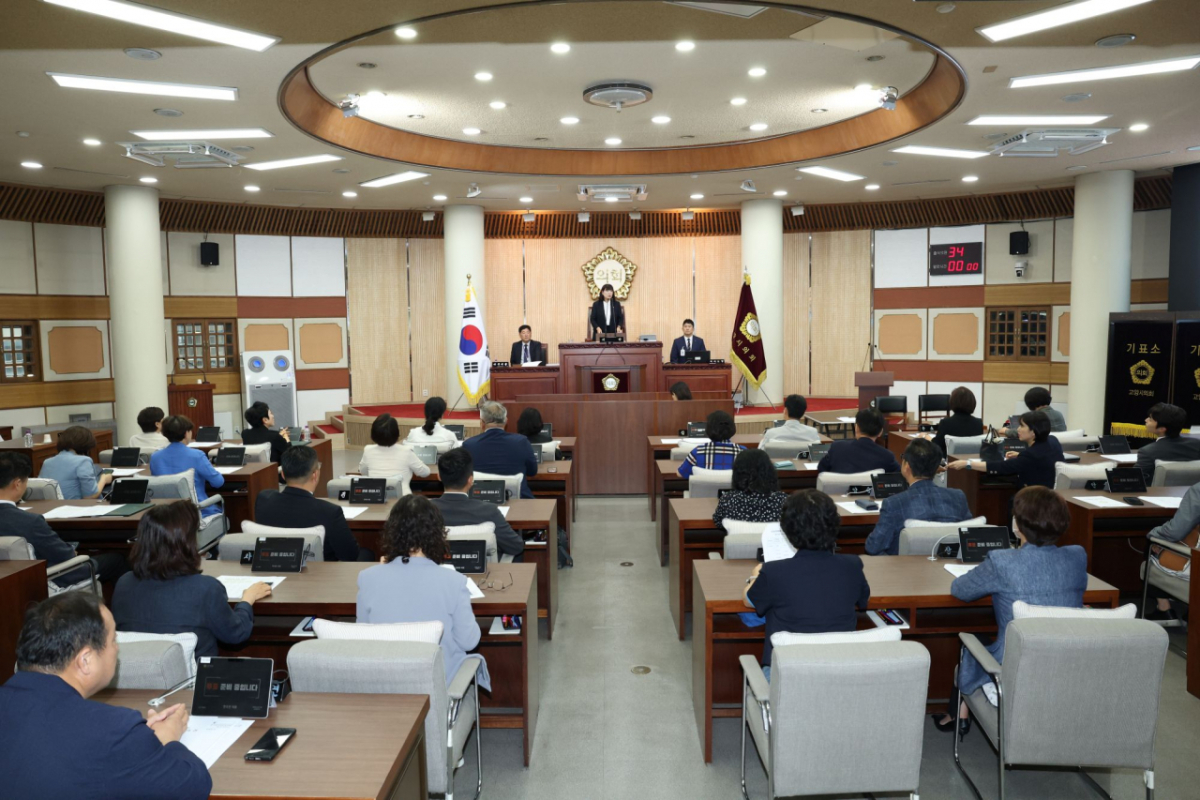 제305회 임시회 전경. /사진제공=고양시의회