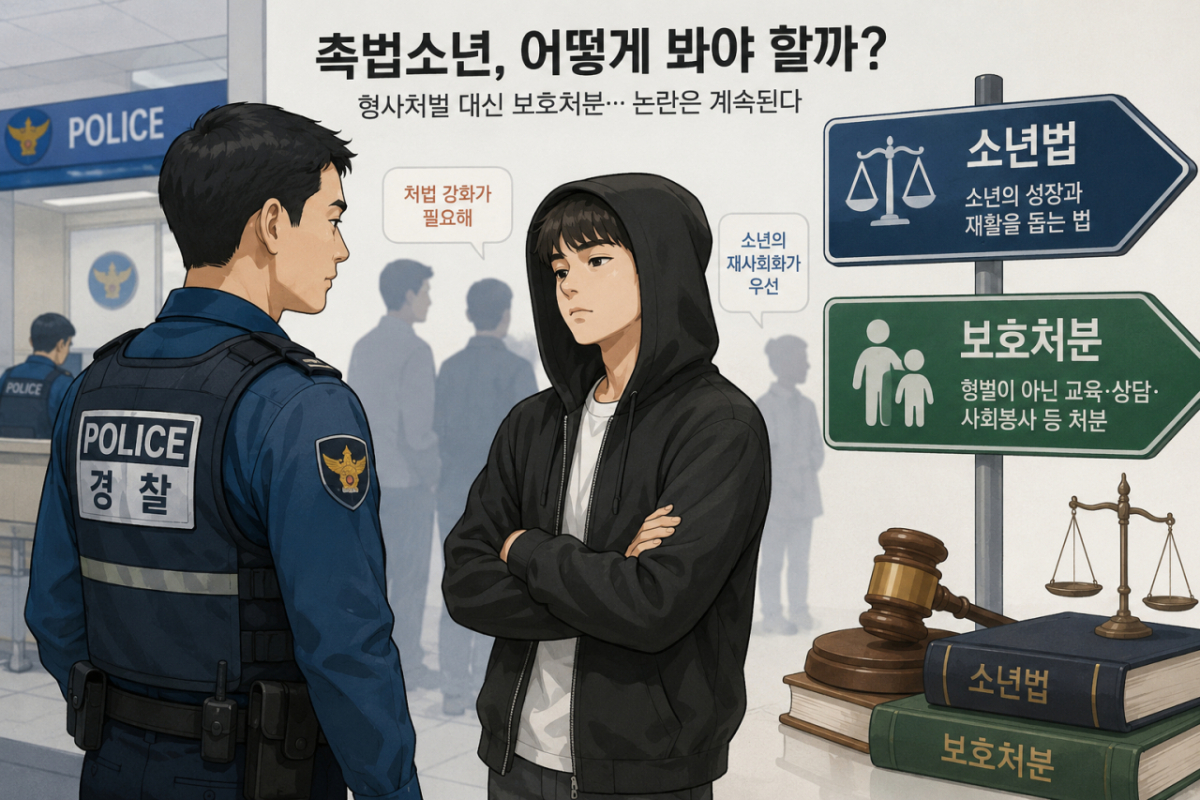촉법소년을 방패 삼아 범죄를 저지르는 사건이 다수 발생하면서 기준 하향 논의가 재점화 됐다. /사진=챗GPT