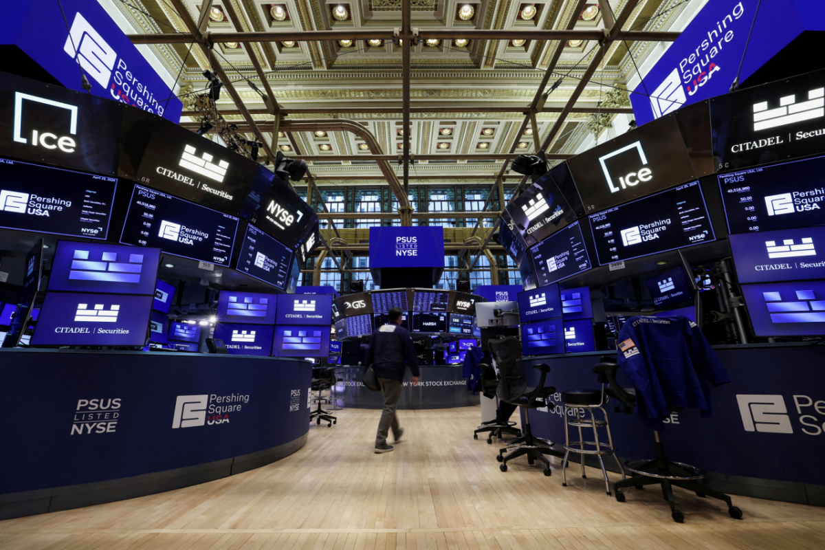 미국 뉴욕증권거래소(NYSE) 현장 사진./로이터=뉴스1
