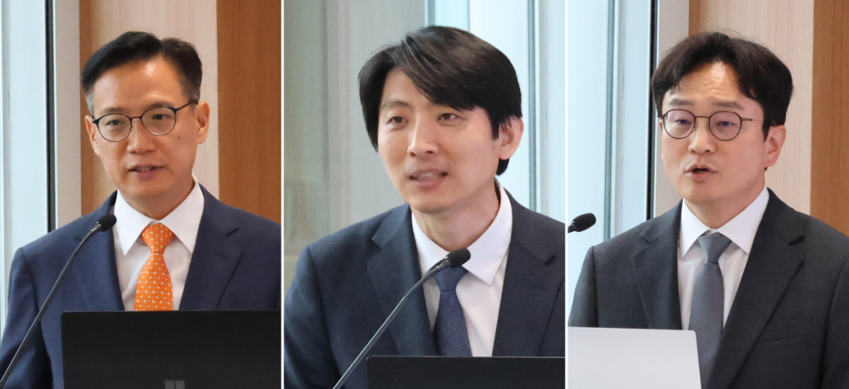 윤기준 고문, 최승환, 이형진 변호사./사진제공=법무법인 바른