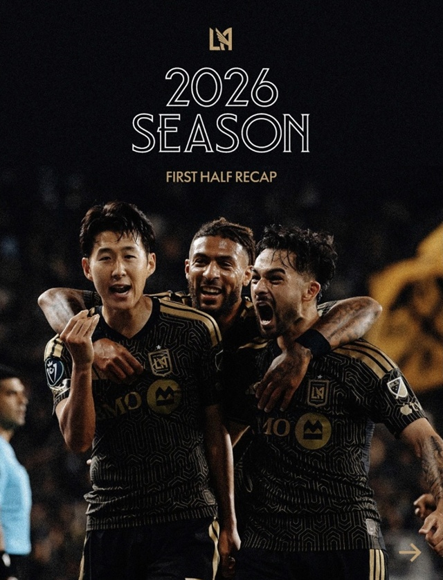 손흥민(왼쪽). /사진=LAFC SNS