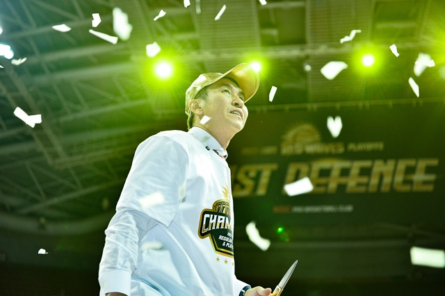 통합우승을 경험한 김상식 감독. /사진=KBL 제공