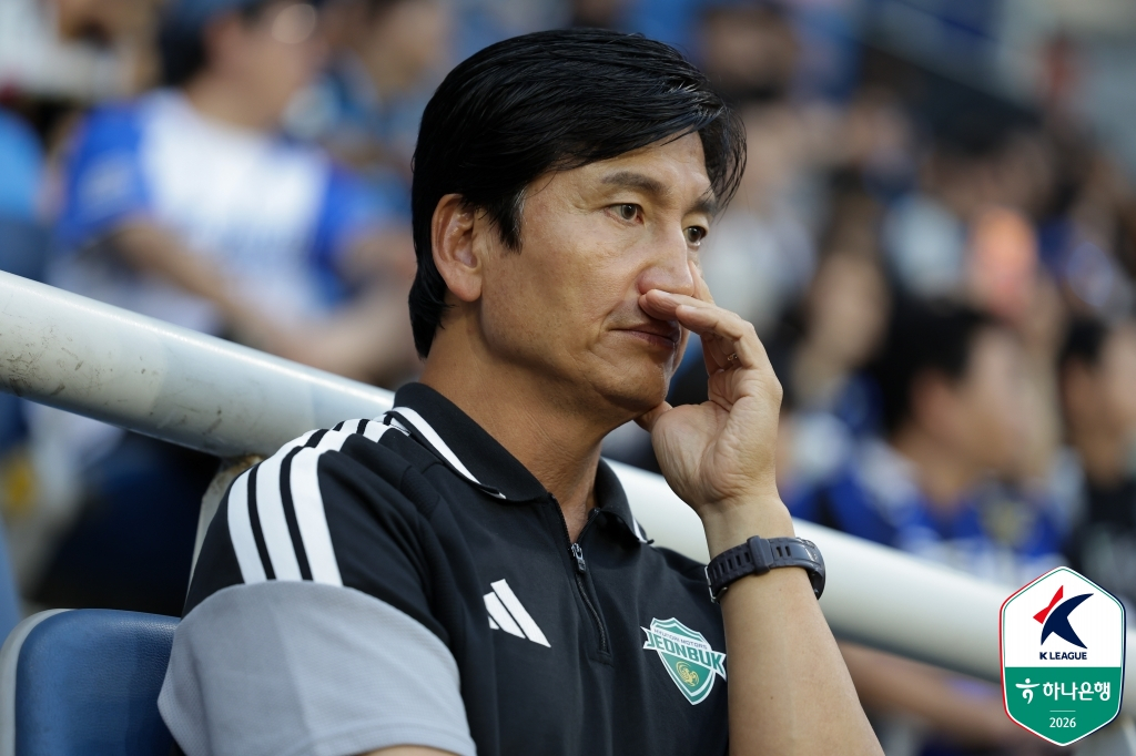 정정용 전북 현대 감독. /사진=한국프로축구연맹 제공