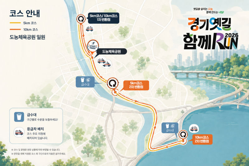 경기옛길 함께RUN 코스./사진제공=경기문화재단