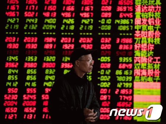상하이증권거래소©AFP= News1