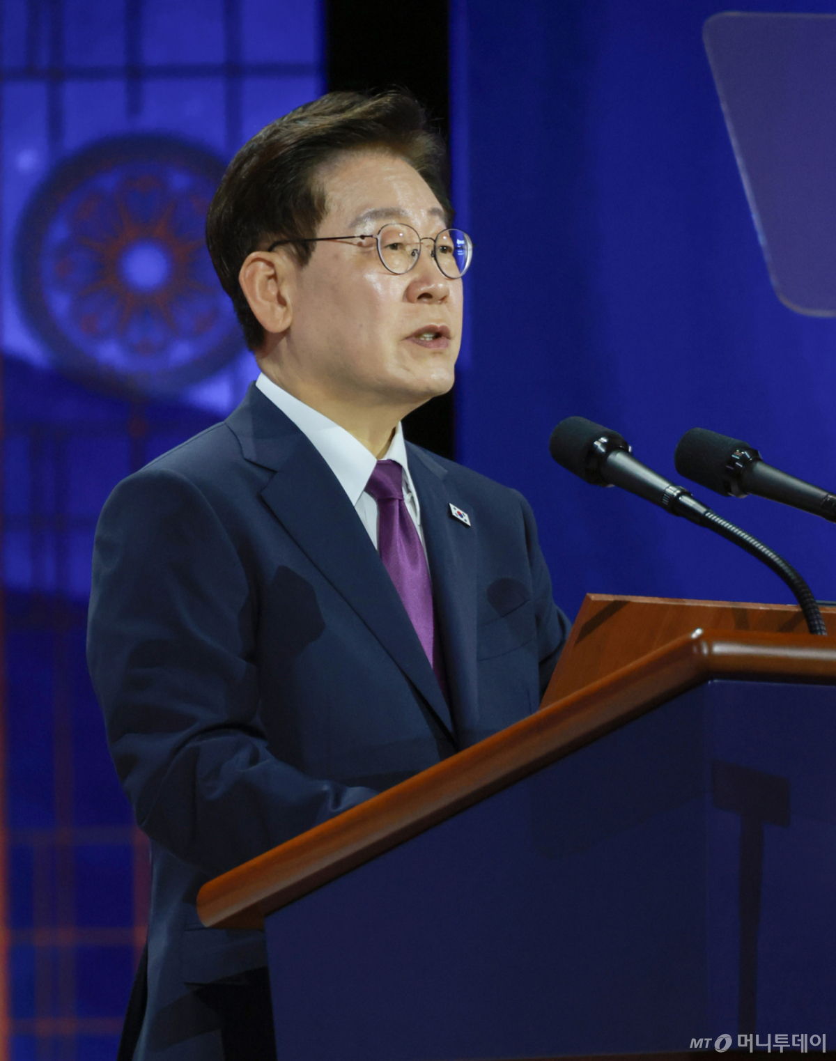(부산=뉴스1) 이재명 기자 = 이재명 대통령이 19일 부산에서 열린 제48차 유네스코 세계유산위원회 개회식에서 축사를 하고 있다. (청와대통신사진기자단) 2026.7.19/뉴스1 Copyright © 뉴스1. All rights reserved. 무단 전재 및 재배포, AI학습 이용 금지. /사진=(부산=뉴스1) 이재명 기자