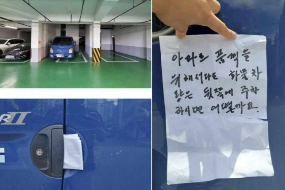 국내 한 아파트 주민이 업무용 화물차를 '아파트 품격을 떨어뜨리는 차량'이라고 지적하는 쪽지를 남겼다는 황당한 사연이 전해졌다. /사진=뉴스1(SNS 갈무리)