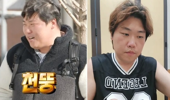 방송인 홍현희의 시매부로 잘 알려진 천뚱(39·본명 임정수)이 투병 후 달라진 식습관을 전했다. /사진=MBC '전지적 참견 시점', 천뚱 유튜브 캡처