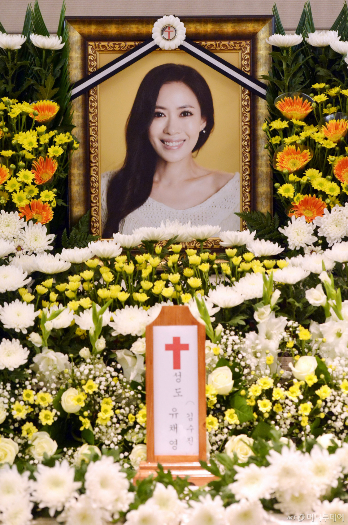 가수 겸 배우 故 유채영(41, 본명 김수진)의 빈소. /사진=사진공동취재단