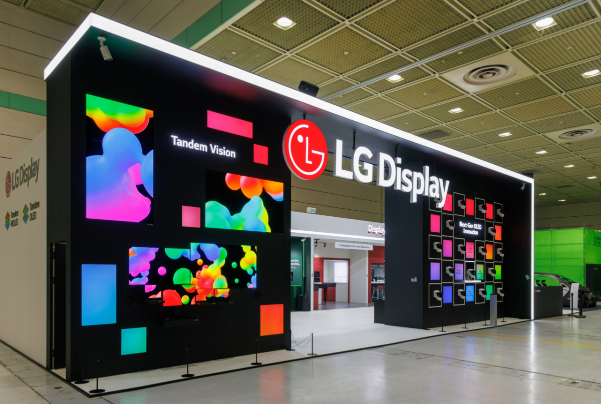22일 서울 코엑스에서 열린 ‘K-디스플레이 2026’ LG디스플레이 부스 전경./사진 제공=LG디스플레이