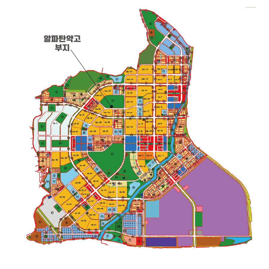평택 알파탄약고 위치도./사진제공=평택시