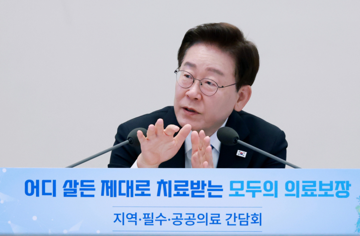 이재명 대통령이 22일 청와대 영빈관에서 열린 '지역필수공공의료 간담회'에서 발언하고 있다. 2026.07.22. /사진= 뉴시스