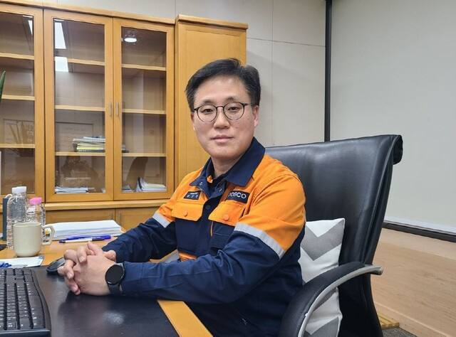 포스코 포항제철소 하이렉스 추진반장 배진찬 전무./사진제공=포스코