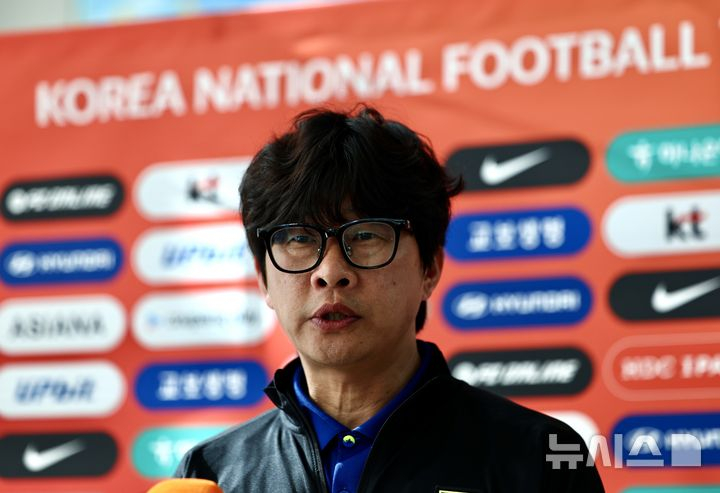 신상우 한국 여자 축구대표팀 감독. /사진=뉴시스
