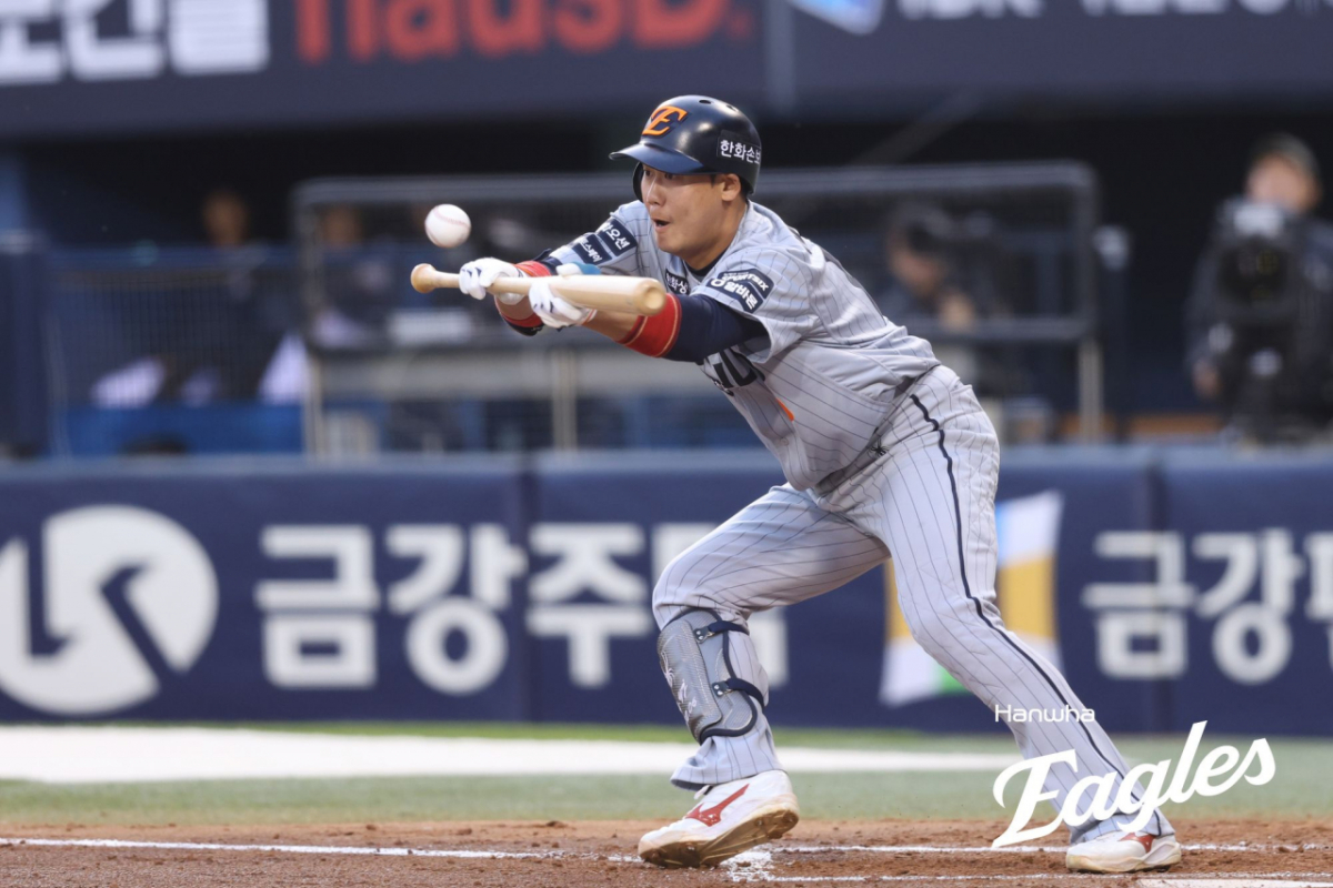 한화 이글스 시절 하주석의 모습. /사진=한화 이글스 제공
