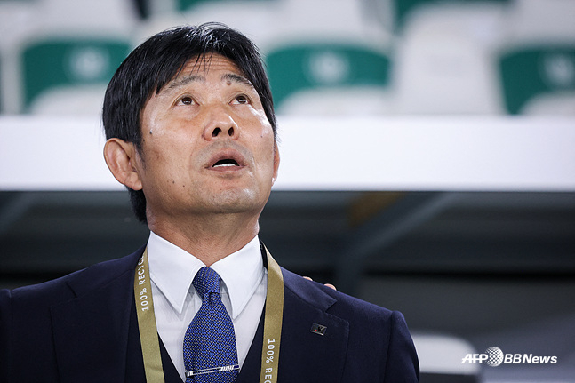 모리야스 하지메 일본 축구대표팀 감독. /AFPBBNews=뉴스1