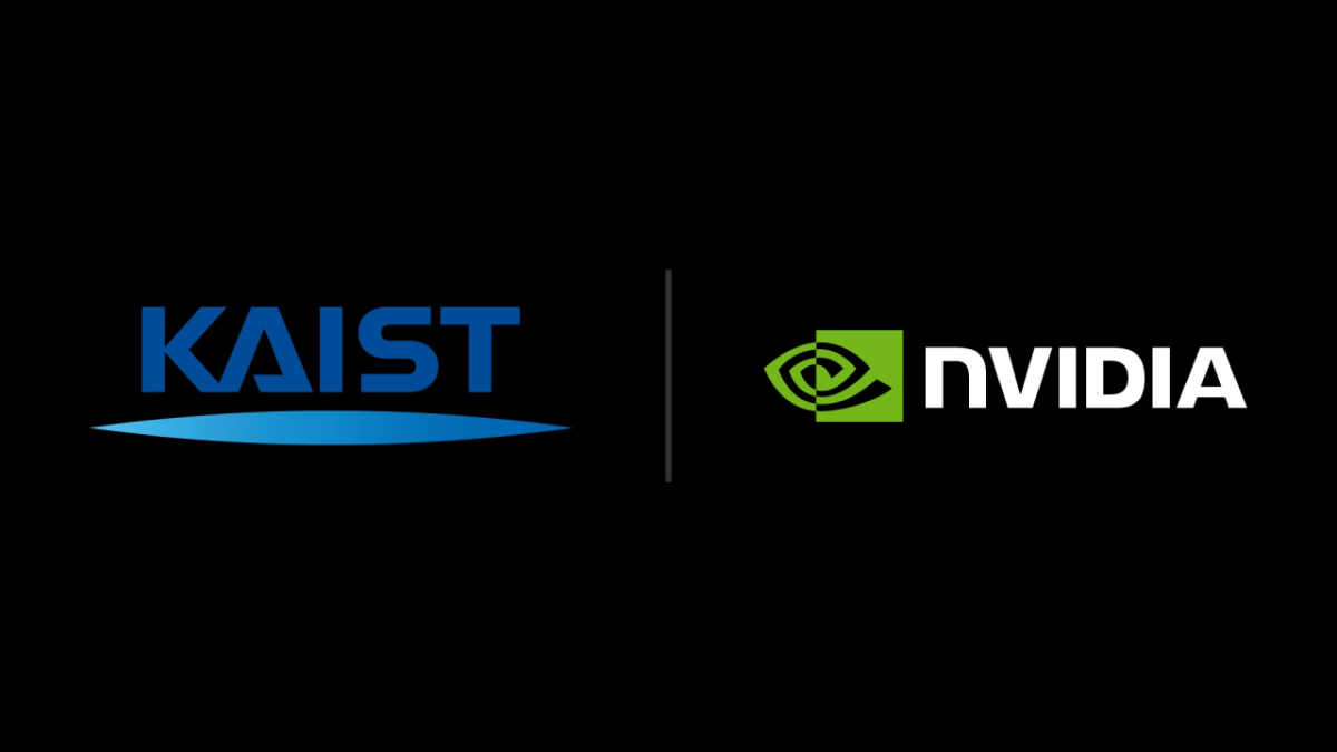 KAIST 로고 (왼쪽), NVIDIA 로고 (오른쪽) /사진=KAIST