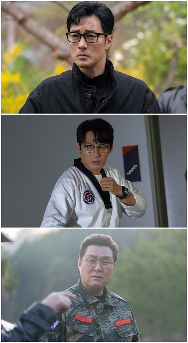 SBS 금토드라마 '김부장'의 소지섭, 최대훈, 윤경호./사진=SBS 금토드라마 '김부장'