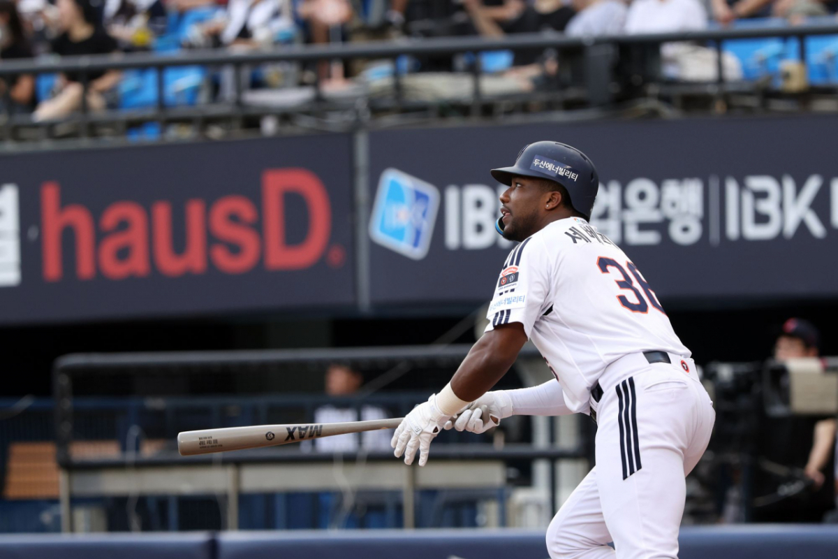 두산 베어스 외국인 타자 세베리노. /사진=두산 베어스 제공