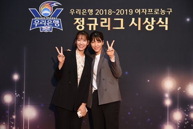 양지영과 양인영(오른쪽). /사진=WKBL 제공