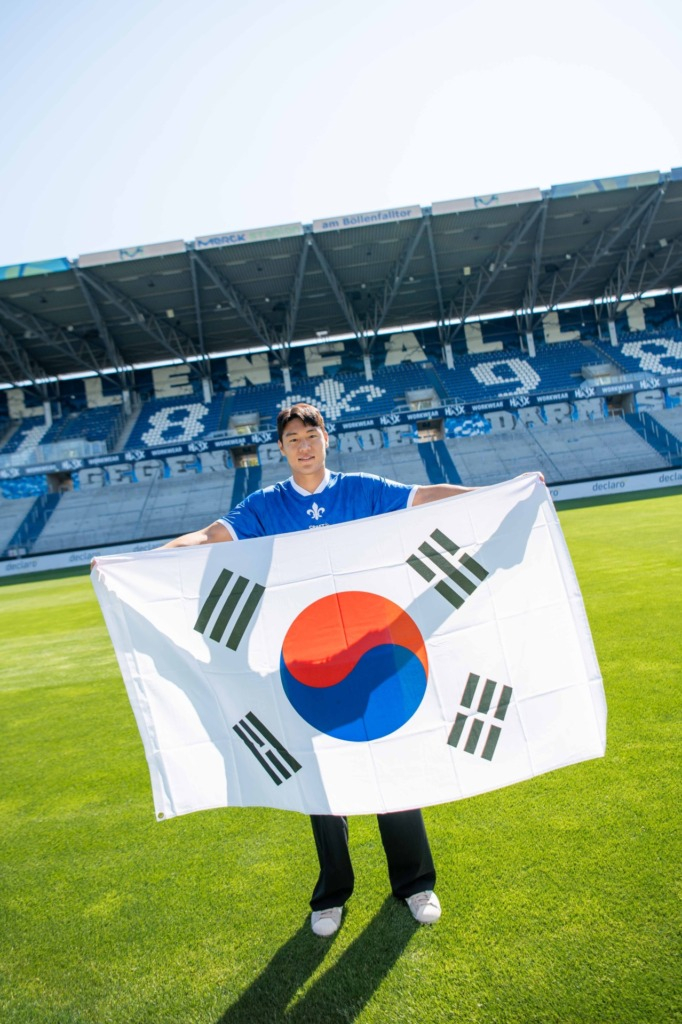 독일 2.분데스리가 SV 다름슈타트 98로 이적한 이호재. /사진=다름슈타트 홈페이지 캡처