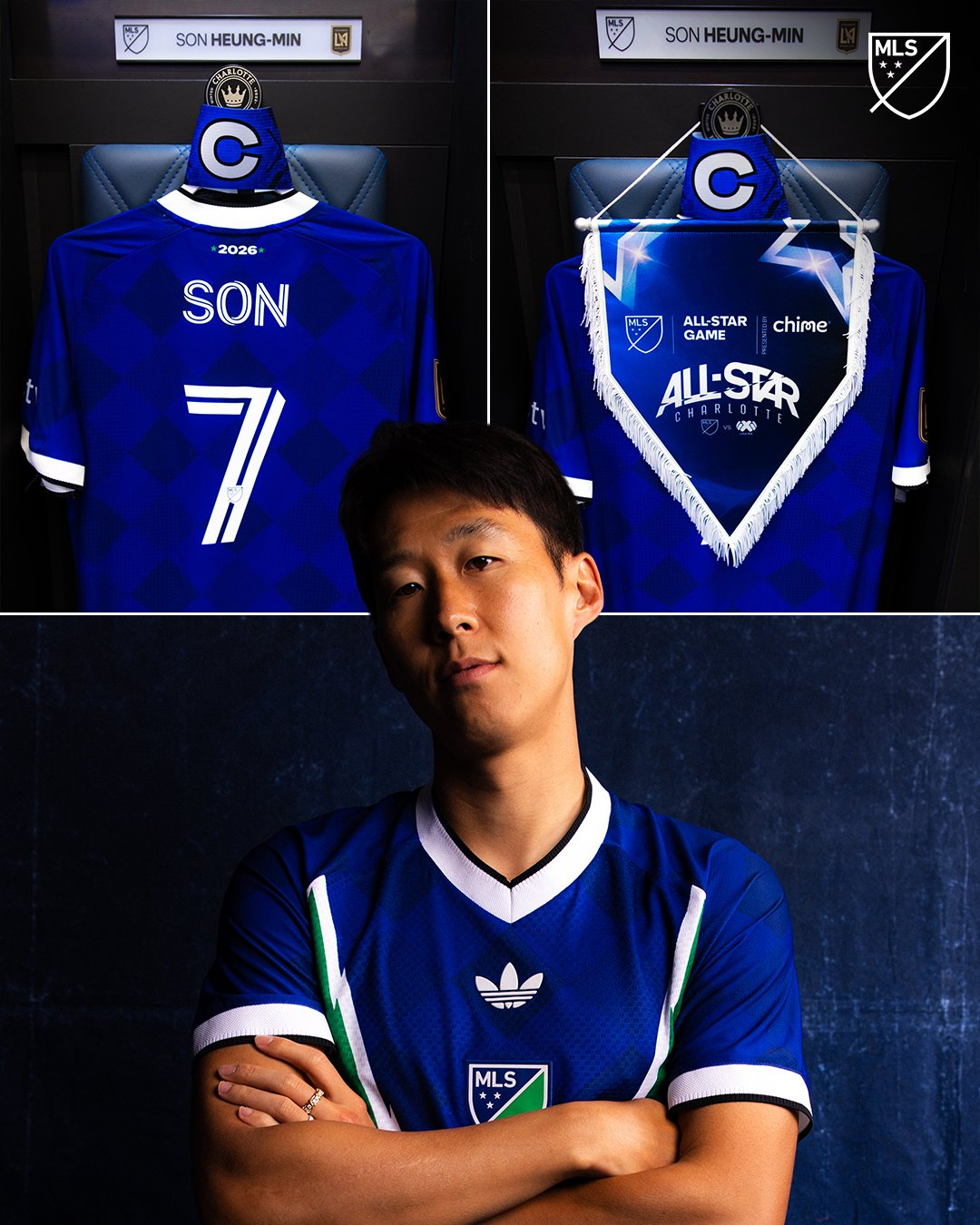 2026 미국 메이저리그사커(MLS) 올스타전에 등번호 7번을 달고 출전하는 손흥민. /사진=MLS 사무국 SNS 캡처