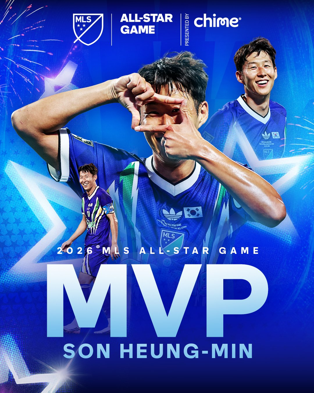 2026 미국 메이저리그사커(MLS) 올스타전 최우수선수(MVP)로 선정된 손흥민. /사진=MLS 사무국 SNS 캡처