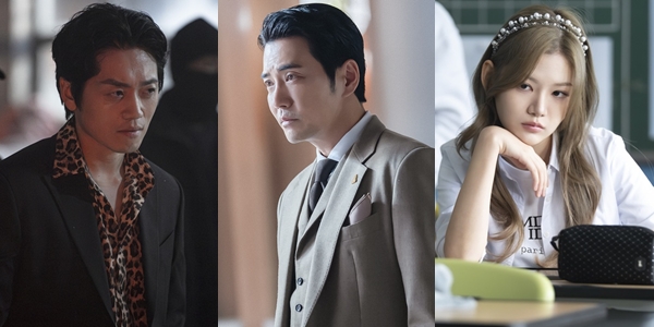 SBS 금토드라마 '김부장'에 출연한 조복래(사진 맨 왼쪽부터 오른쪽으로), 주상욱, 유지안./사진=SBS 금토드라마 '김부장'