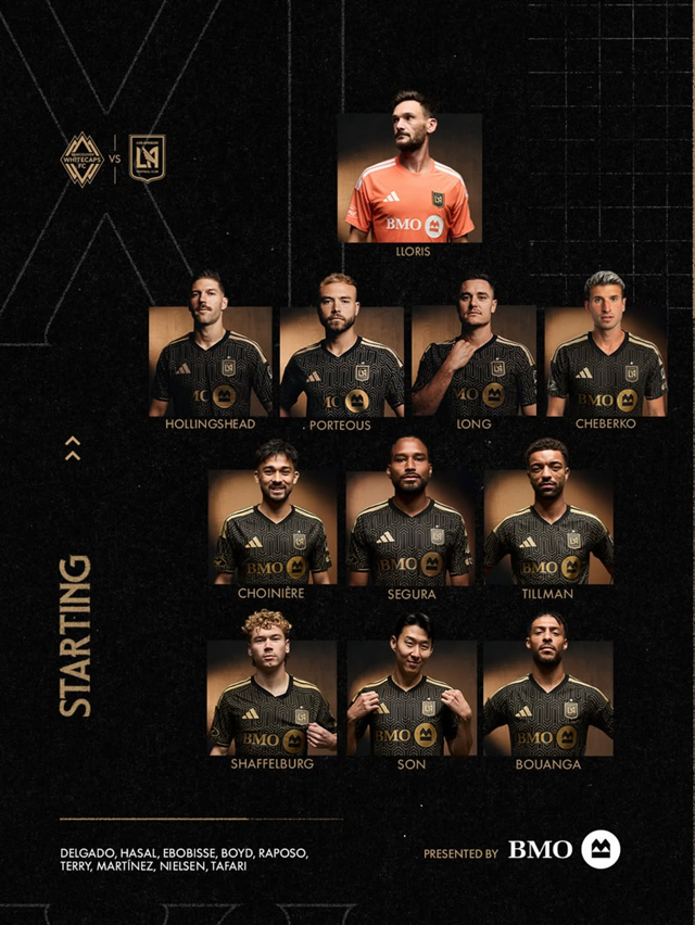 LAFC의 포메이션. /사진=LAFC SNS