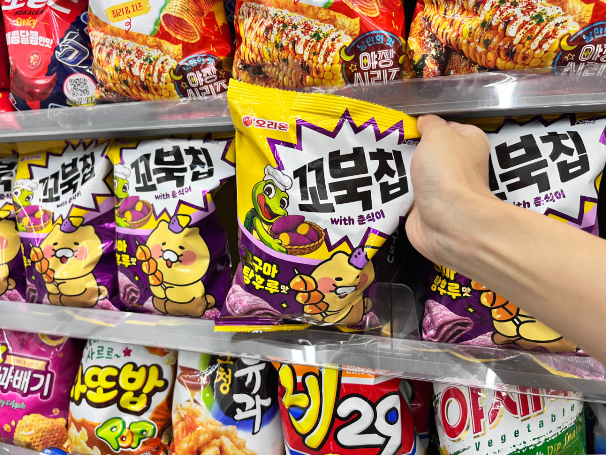 '춘식이 꼬북칩 고구마탕후루맛'. /사진제공=GS리테일.