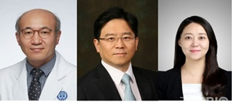 (사진 왼쪽부터)고영국 세브란스병원 교수, 윤영섭 카디스바이오 대표, 이신정 연세대 의대 교수/사진제공=카디스바이오