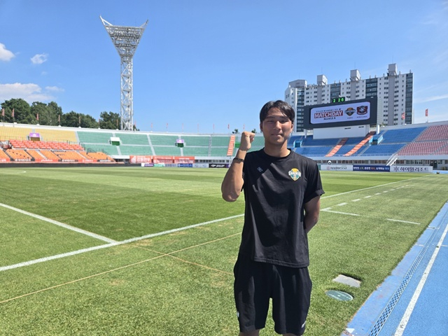 강릉하이원아레나에서 만난 최재혁. /사진=이원희 기자