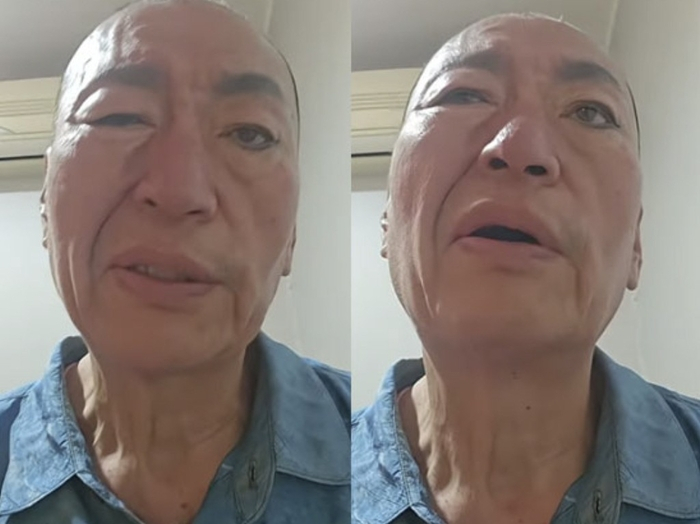 배우 겸 방송인 유퉁(69)이 안면마비로 모든 활동을 잠정 중단한다고 밝혔다./사진=유튜브 채널 '유퉁TV'