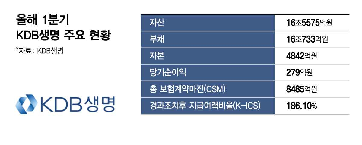 KDB생명 주요 현황/그래픽=김현정