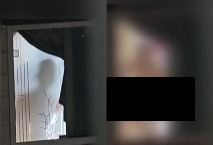 앞집 남성이 창문 앞에서 알몸으로 음란행위를 한다는 신고가 경찰에 접수됐다. 다만 경찰은 "집 안에서 한 행동만으로는 공연음란죄 성립이 어렵다"는 입장이다. /사진=JTBC '사건반장'