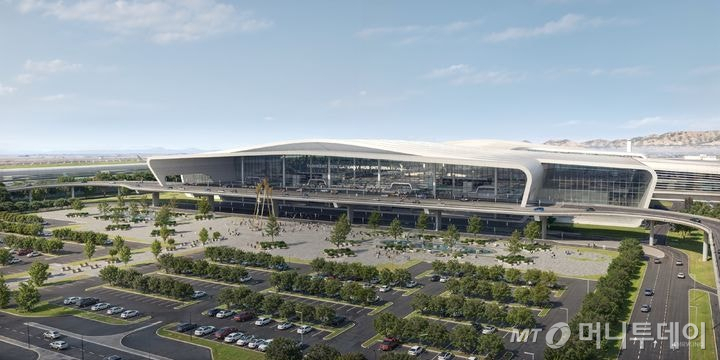 우즈베키스탄 타슈켄트 신공항 조감도. /사진 제공=인천국제공항공사