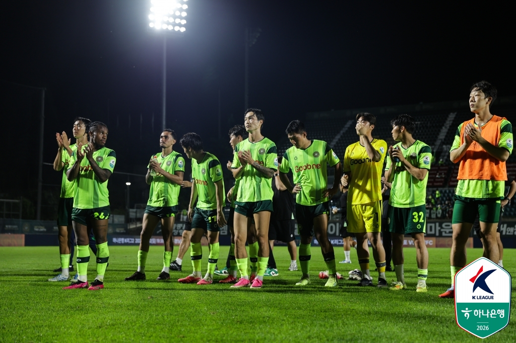 김포FC 선수들. /사진=한국프로축구연맹 제공