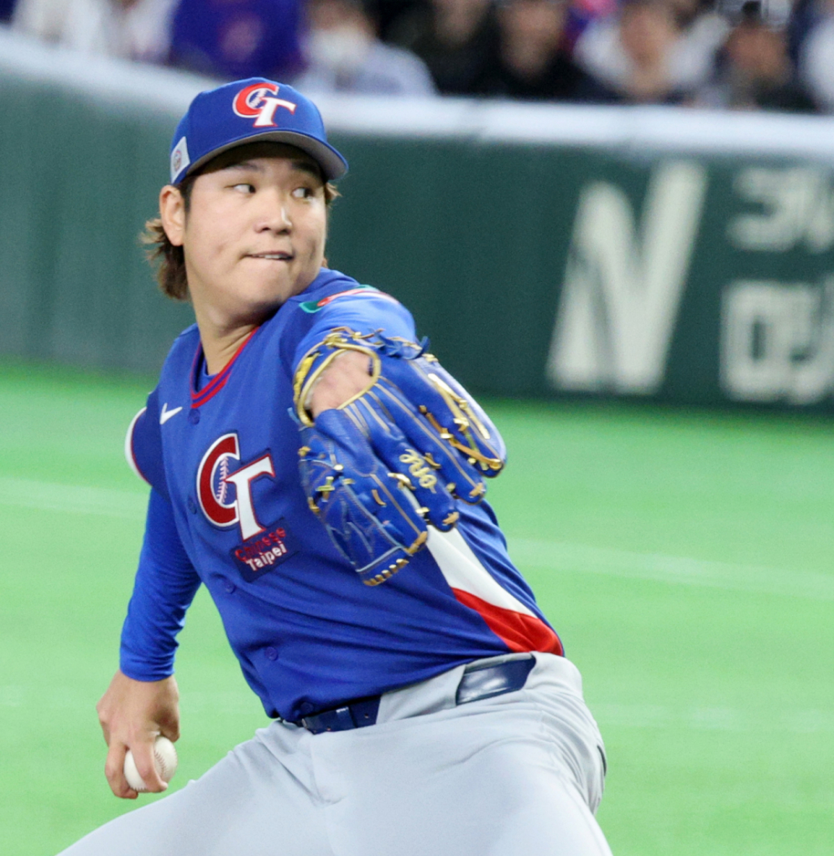 대만 선발투수 구린루리양이 8일 도쿄돔에서 열린 2026 WBC 도쿄POOL 대한민국과 대만 경기에서 역투하고 있다. 026.03.08. /사진=강영조 cameratalks@