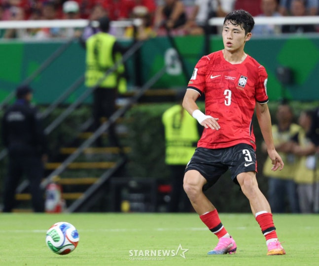 2026 북중미 월드컵에서 활약한 이기혁. /사진=김진경 대기자.
