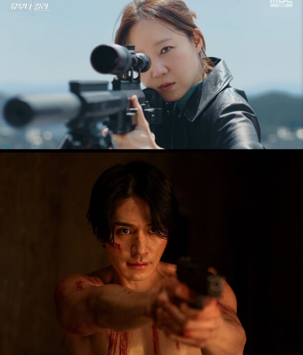 '유부녀 킬러' 공효진(위), '킬러들의 쇼핑몰2' 이동욱. 사진제공=MBC, 디즈니