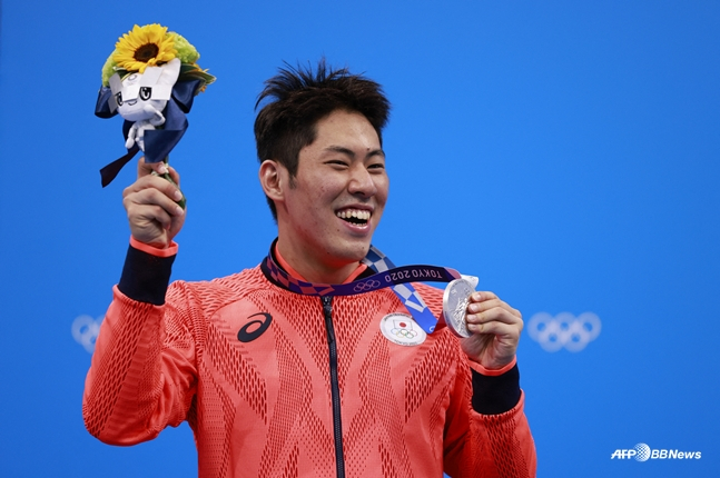 2021년 열린 도쿄 올림픽에서 메달을 딴 혼다 토모루. /AFPBBNews=뉴스1