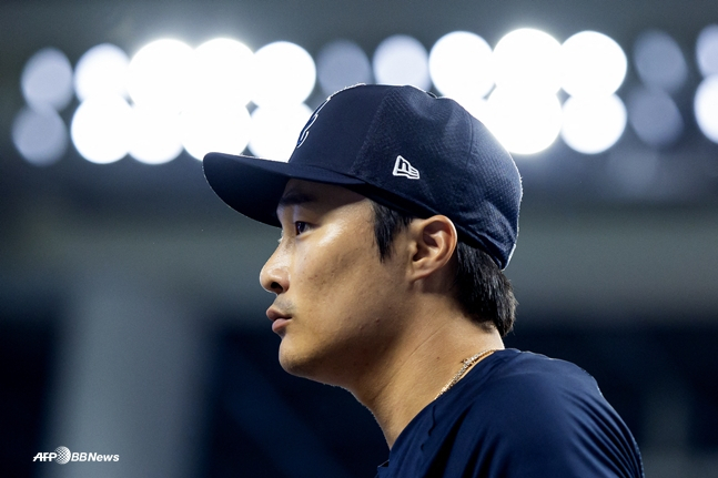 훈련하는 김하성. /AFPBBNews=뉴스1