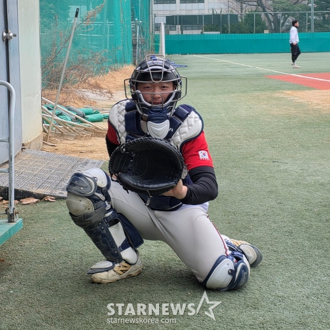 덕수고 포수 설재민. /사진=김동윤 기자