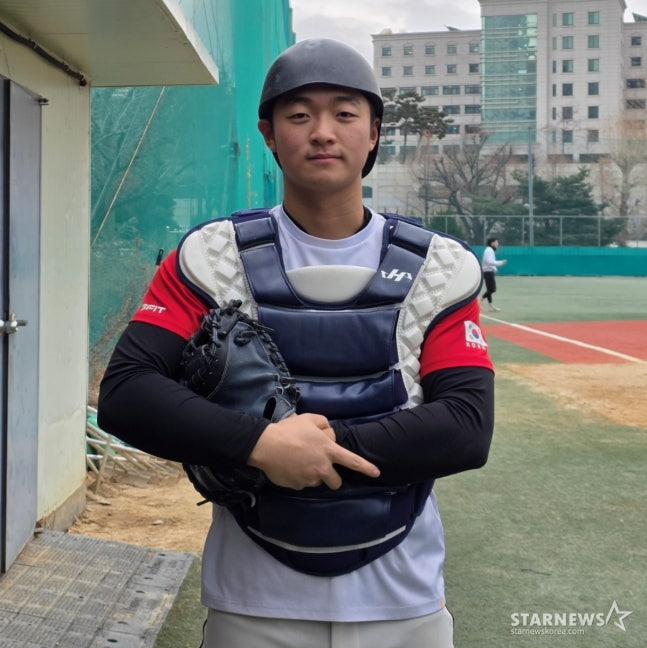 덕수고 포수 설재민. /사진=김동윤 기자