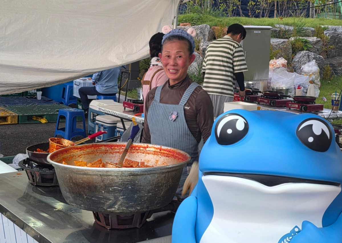 윤숙희 전운가맥 대표. 10년째 전주가맥축제에 참가하고 있다. /사진=이병권 기자 